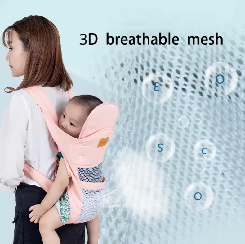 Baby Carrier With Mesh Pockets