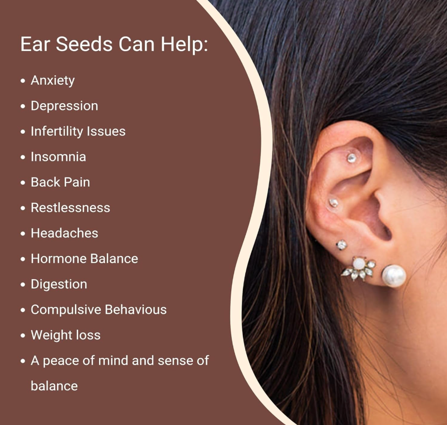 Crystal Ear Seeds For Accupuncture
