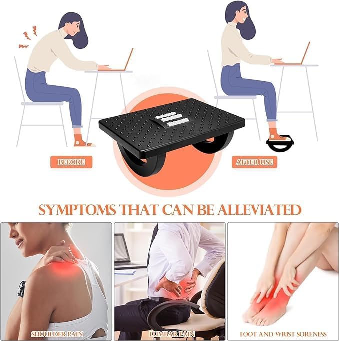 Rocking Foot Rest Massager With Rollers