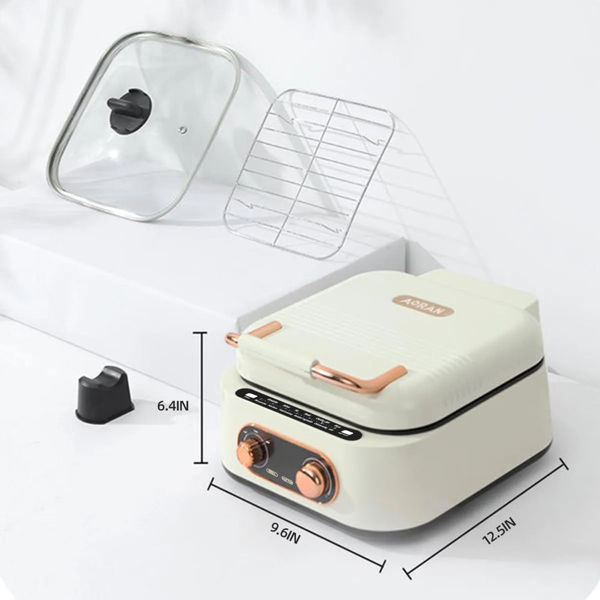 All-in-1 Electric Hot Pot Grill, BBQ & Frying for Daily Recipe Ease