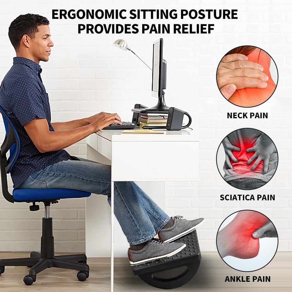 Rocking Foot Rest Massage With Rollers