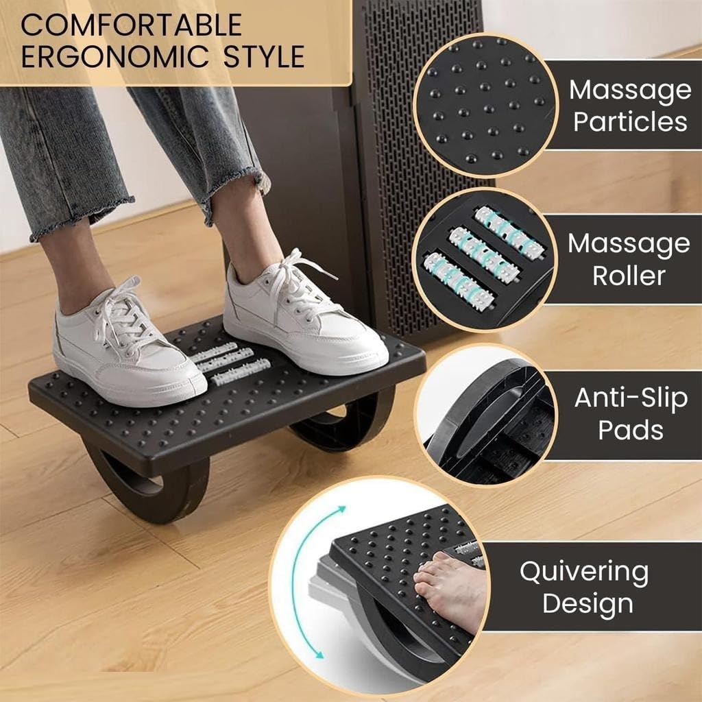 Rocking Foot Rest Massage With Rollers