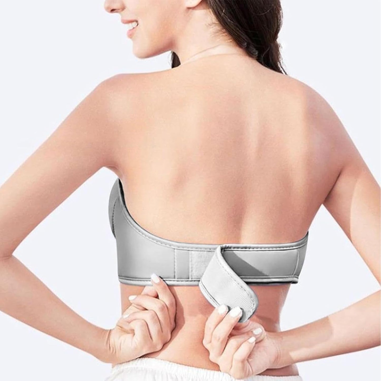 Pain Relief Electric Breast Massager with Heat Therapy