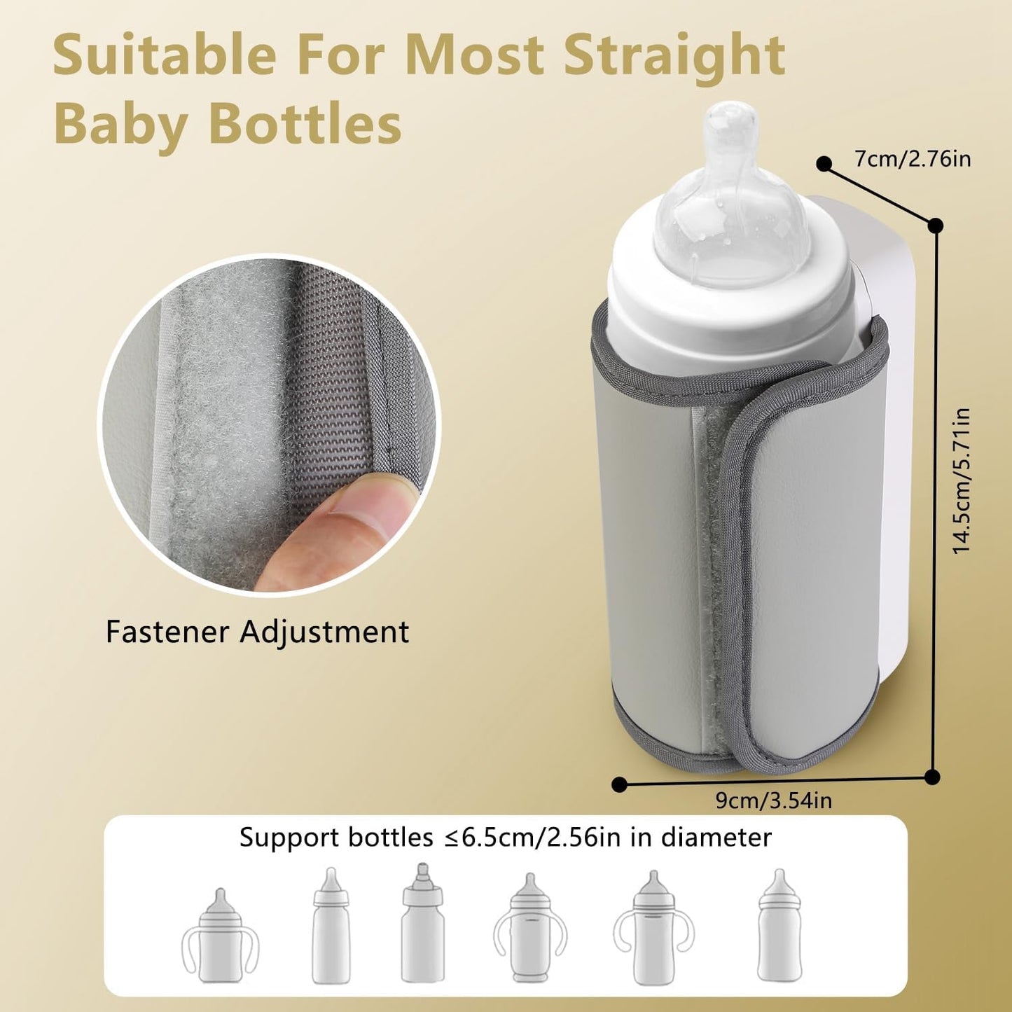 Smart Rechargeable Baby Bottle Warmer with Display