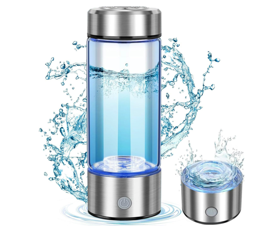 Rechargeable Hydrogen Water Bottle Generator for Exercise, Travel, Home, Office (430ml)