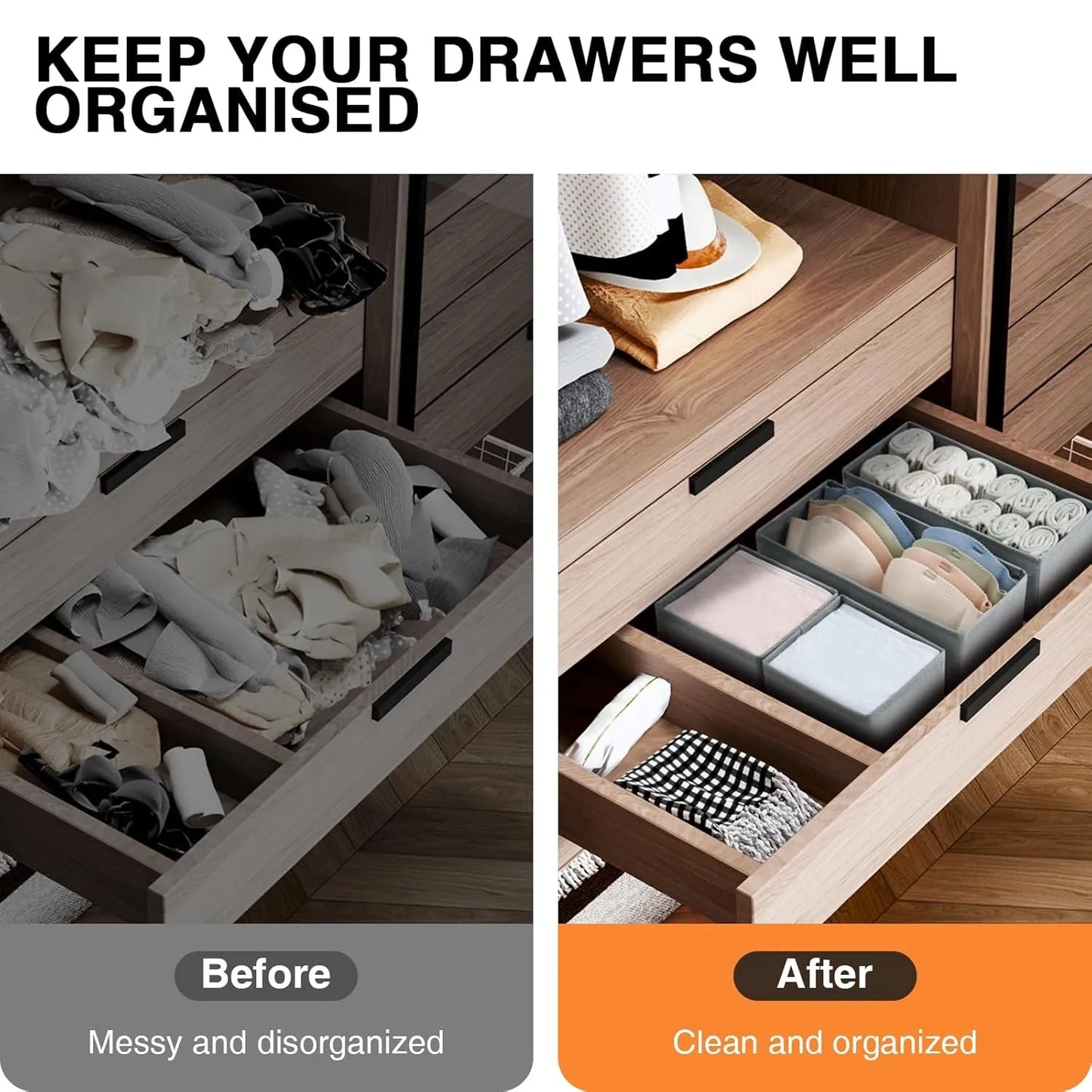 Multi-Purpose Drawer Organizer Set
