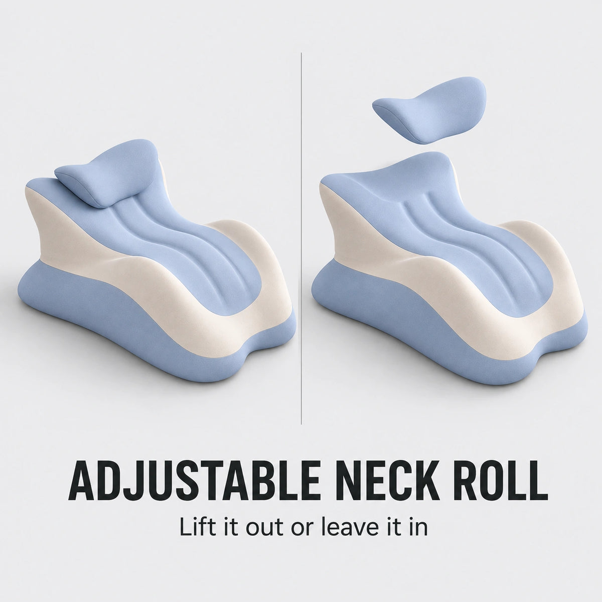 Memory Foam Ergonomic Prone Pillow
