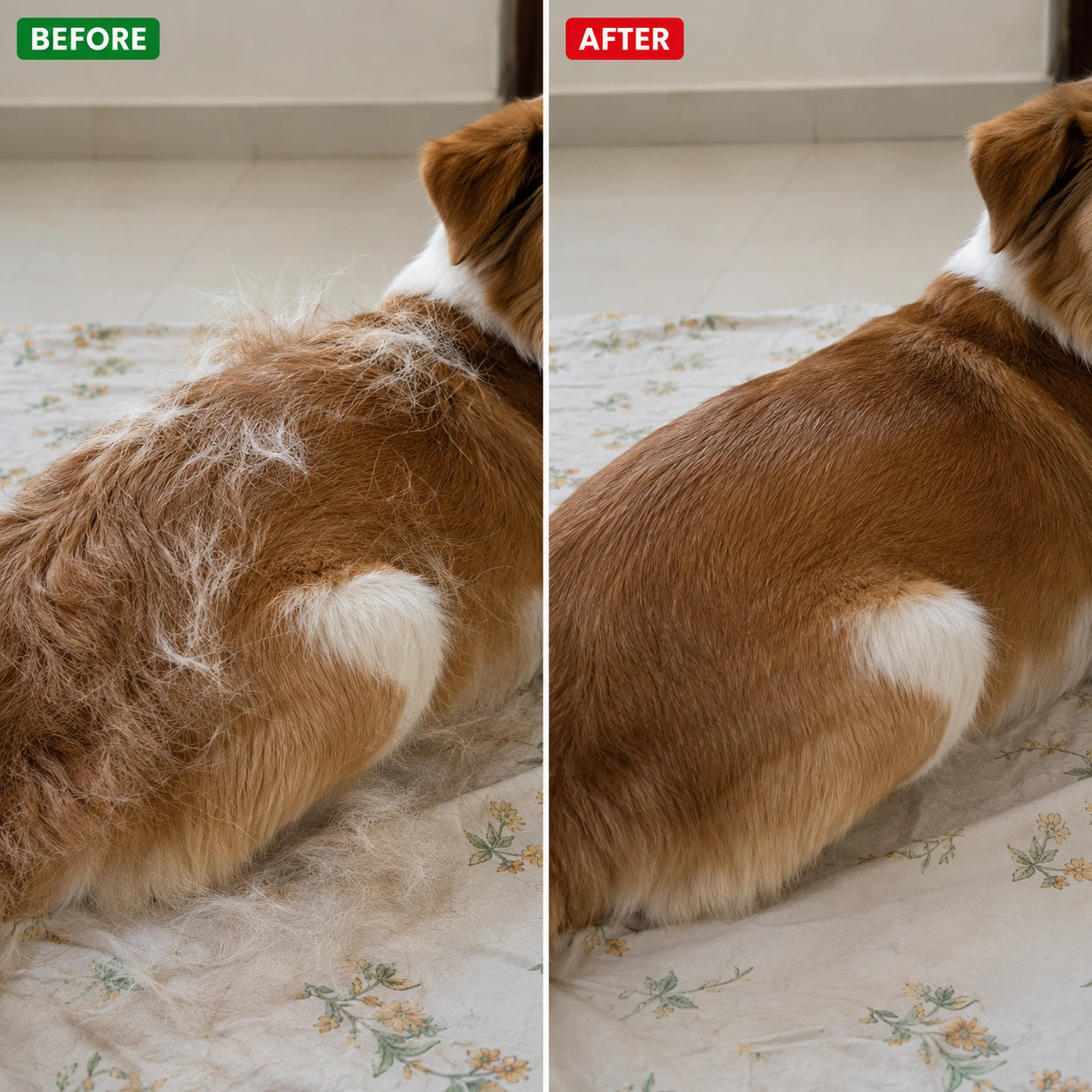 One Click Pet Hair Removal Comb