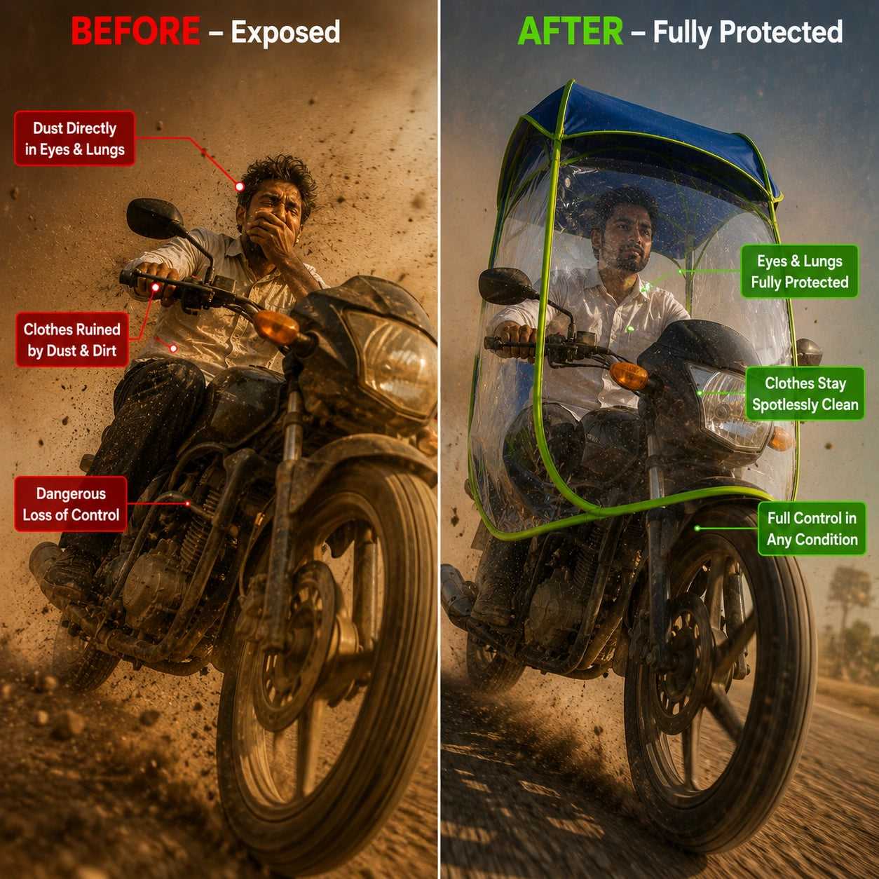 Motorcycle Windshield Cover