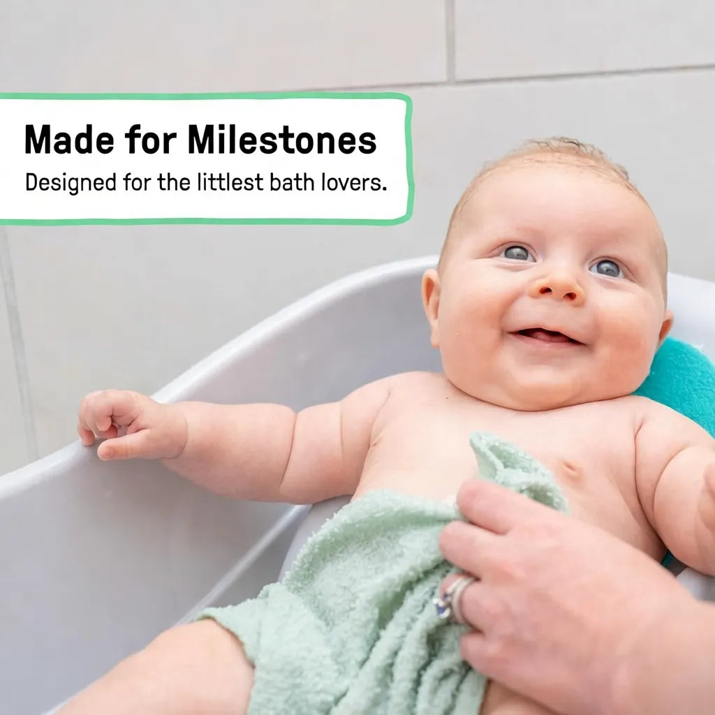 Foldable Baby Bath Seat 2 Position Non-Slip & Safe
