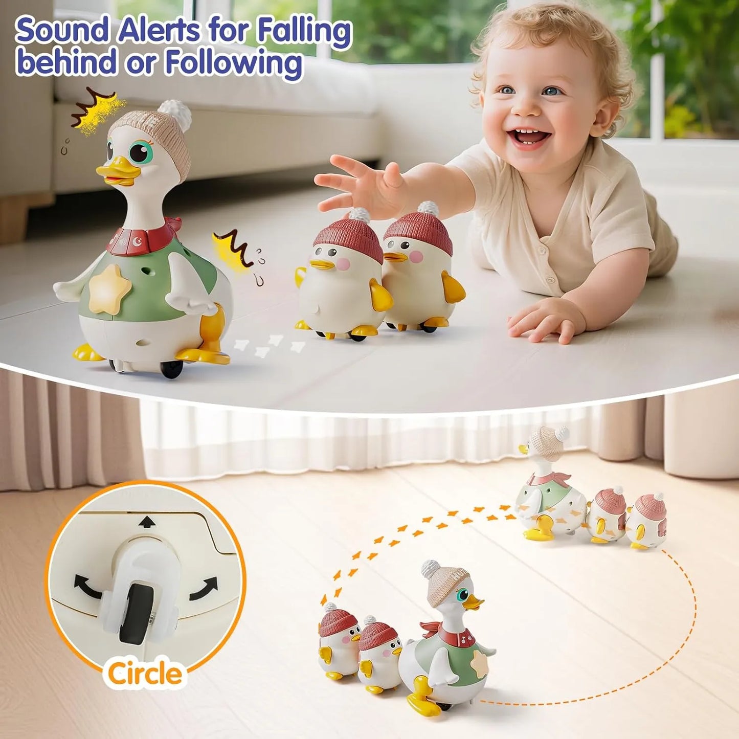 Melody Mama Duck With Swinging Feet Toy