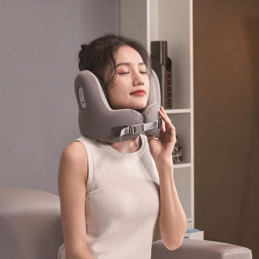 Smart Travel Neck Pillow with Bluetooth Music