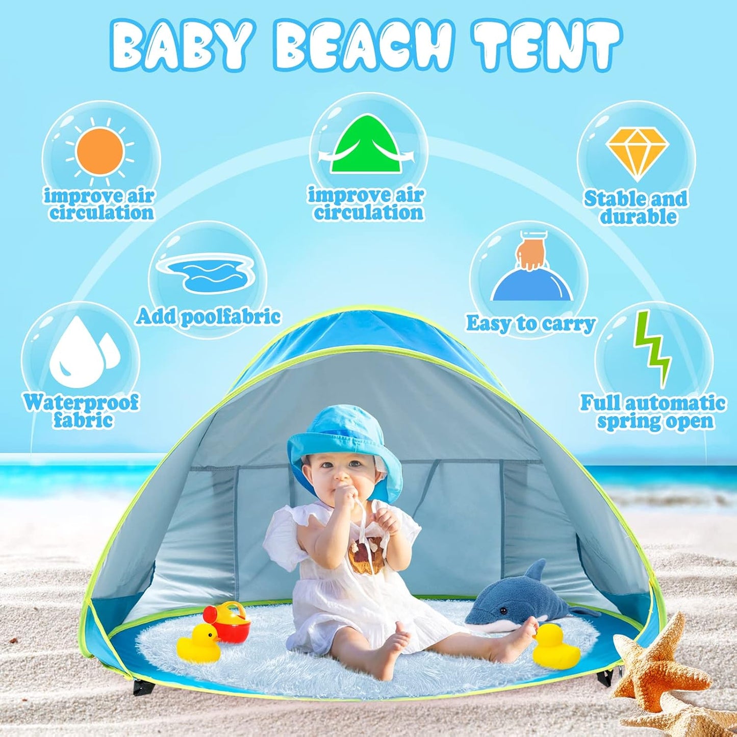Baby Beach Tent Pool