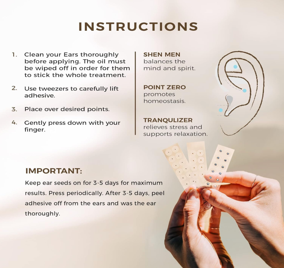 Crystal Ear Seeds For Accupuncture