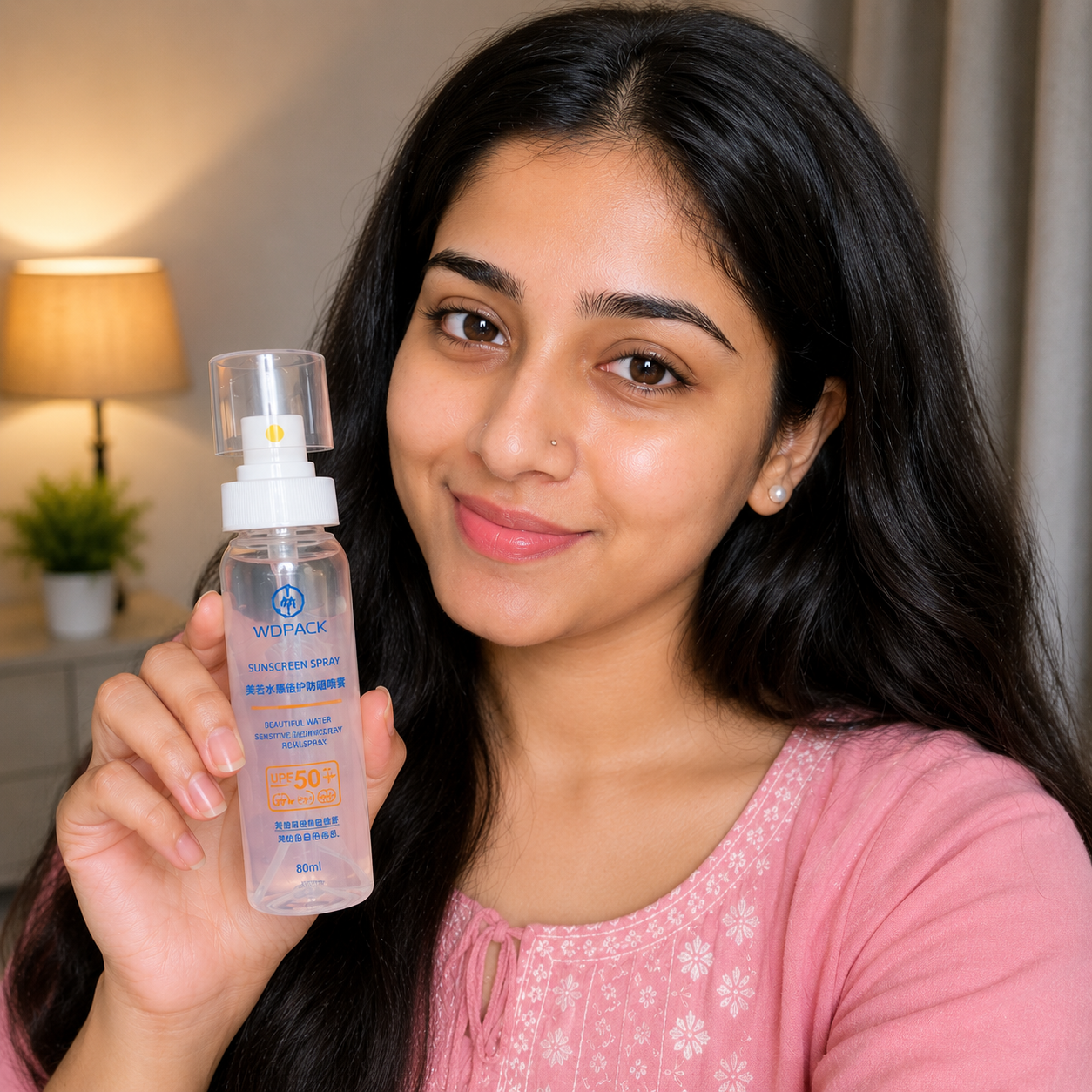 SPF 50+ Mist Spray for Instant Sun Protection