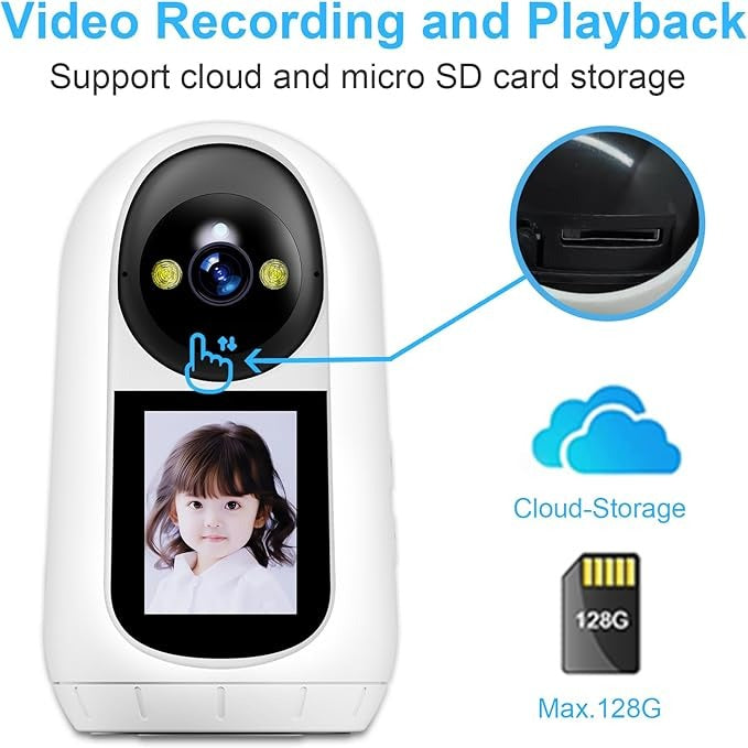 Smart Real-Time Monitoring Camera with HD Video & Motion Tracking