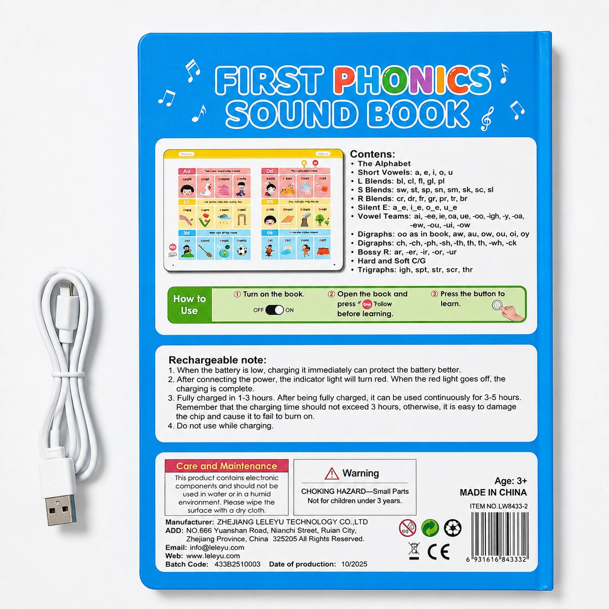 Audio Book For Kids Learn Alphabet Sounds AβZ with Fun Activities