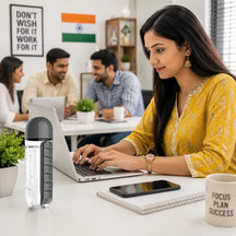 2-in-1 Water Bottle With Built-In Pill Organizer | Stay Hydrated & Never Miss Your Medicine Again