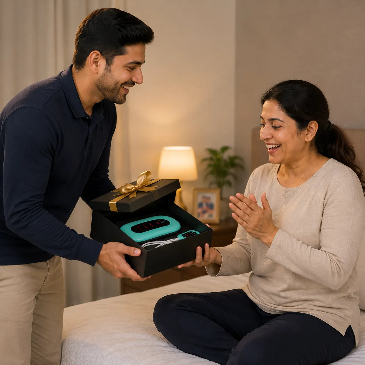 Hot Compress Back Pain Relief Lumbar Massager for Muscle Relaxation, Posture Improvement, Stress Relief, and Daily Back Care