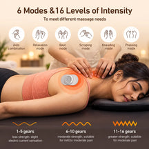 TENS Body Massager for Pain Relief - 6 Therapy Modes & 16 Intensity Levels With 7+ Days Battery Life, Back, Knee, shoulder & Sciatica Pain Nerve Stimulator For Pain Relief