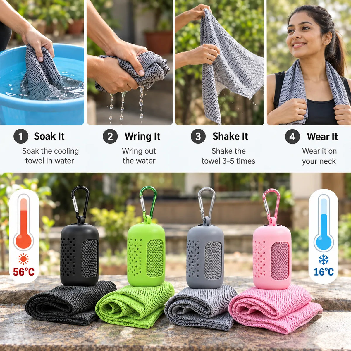 Professional Mini Portable Pocket Towel & High-Velocity Microfiber Quick-Dry Athletic Cloth
