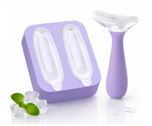 Reusable Silicon Face Ice Roller Massager
