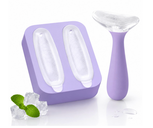 Reusable Silicon Face Ice Roller Massager