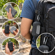 Professional Mini Portable Pocket Towel & High-Velocity Microfiber Quick-Dry Athletic Cloth