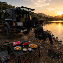 Portable Camping Gas Stove for Travel, Hiking, Outdoor Picnic & Emergency Cooking Use with Storage Bag