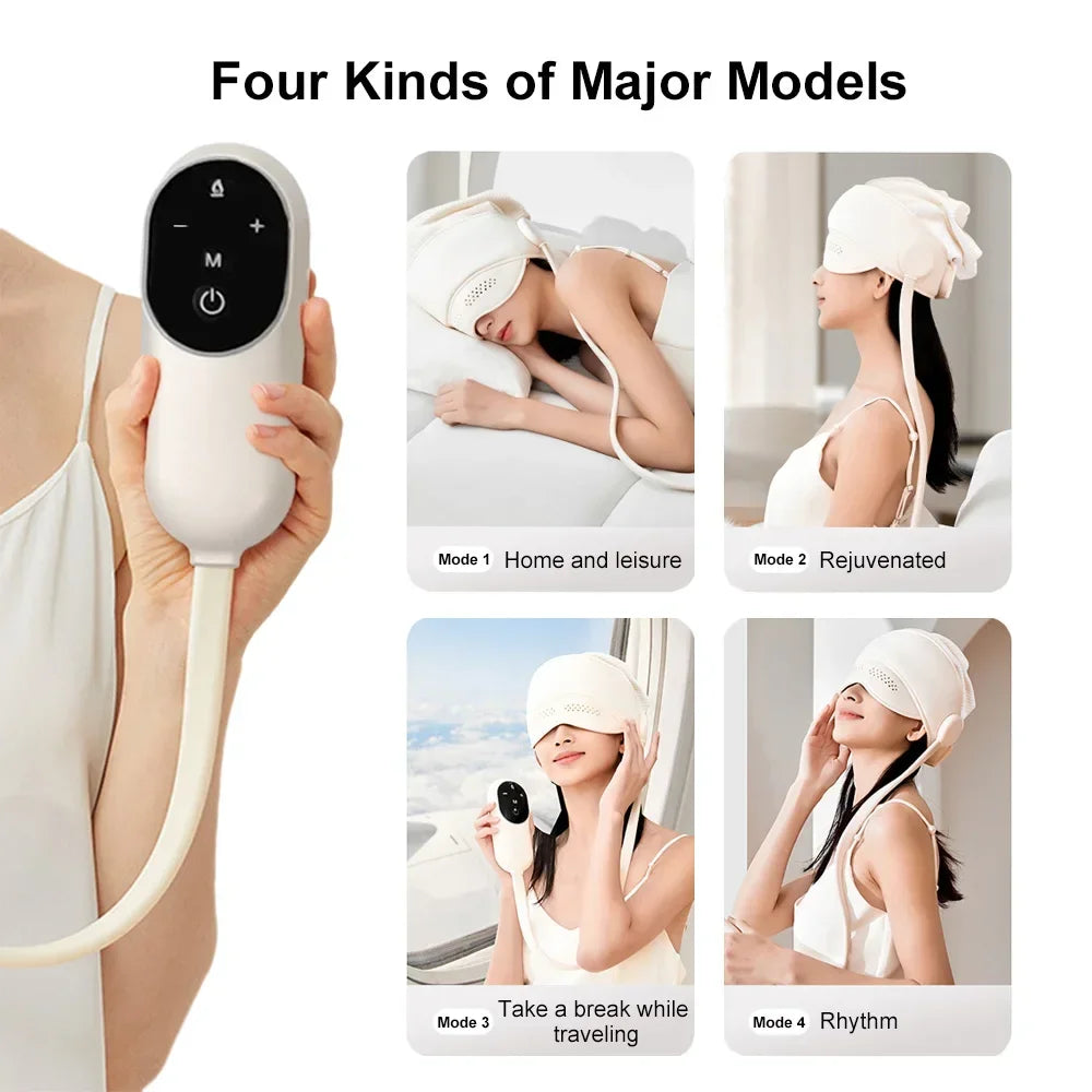 Migraine Head & Scalp Massager with Heat Therapy