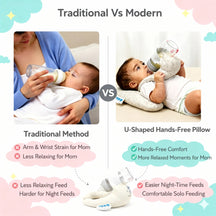 Hands-Free Baby Bottle Pillow
