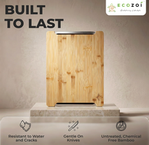 Chopping Board With Double Sided Slider Trays