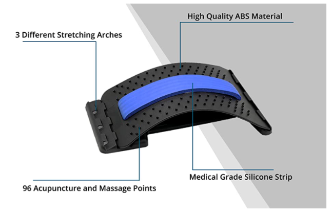 Lumbar Back Stretcher for Lower & Upper Back