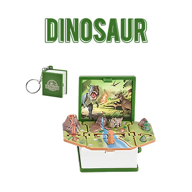 Mini 3D Pop-Up Keychain Toy
