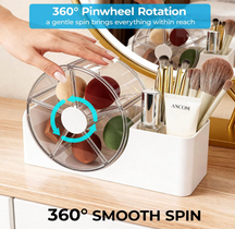 5-Section Rotating Hair Accessories Organizer