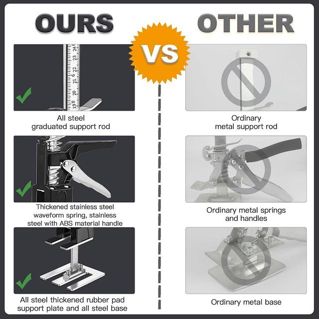 Stainless Steel Hand Lifting Arm Jack