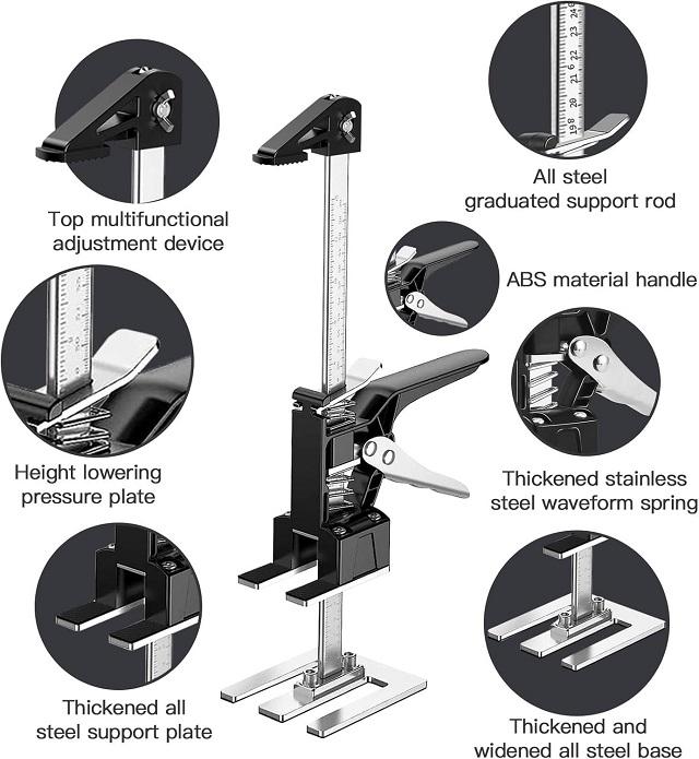 Stainless Steel Hand Lifting Arm Jack