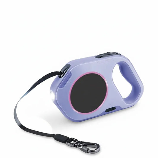 LED Retractable Dog Leash with Flashlight