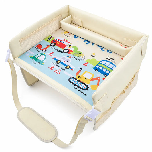 3-In-1 Multi-Functional Road-Trip Play Kids Car Seat Tray