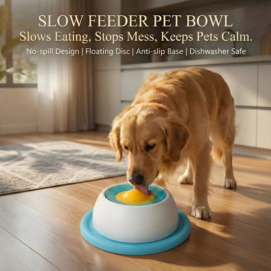 Slow Feeder Pet Bowl