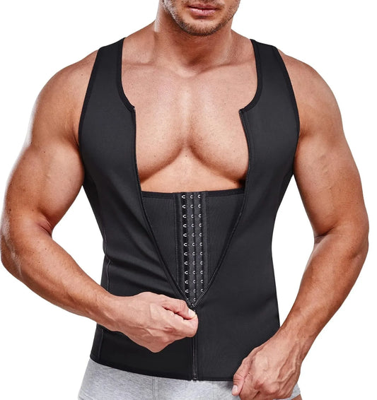 2-In-1 Men Compression Vest for Body Slimming
