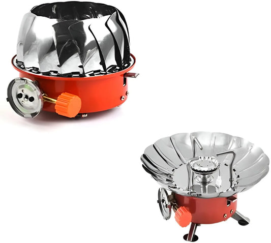 Portable Mini Camping Stove with Windproof Shield