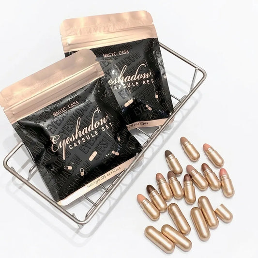 Premium 12 Shade High Gloss Eyeshadow Capsule Set