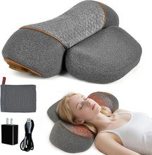 Neck Alignment Pillow with Heat and Vibration Therapy