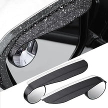 Universal Carbon Fiber Side Mirror with Rain Guard