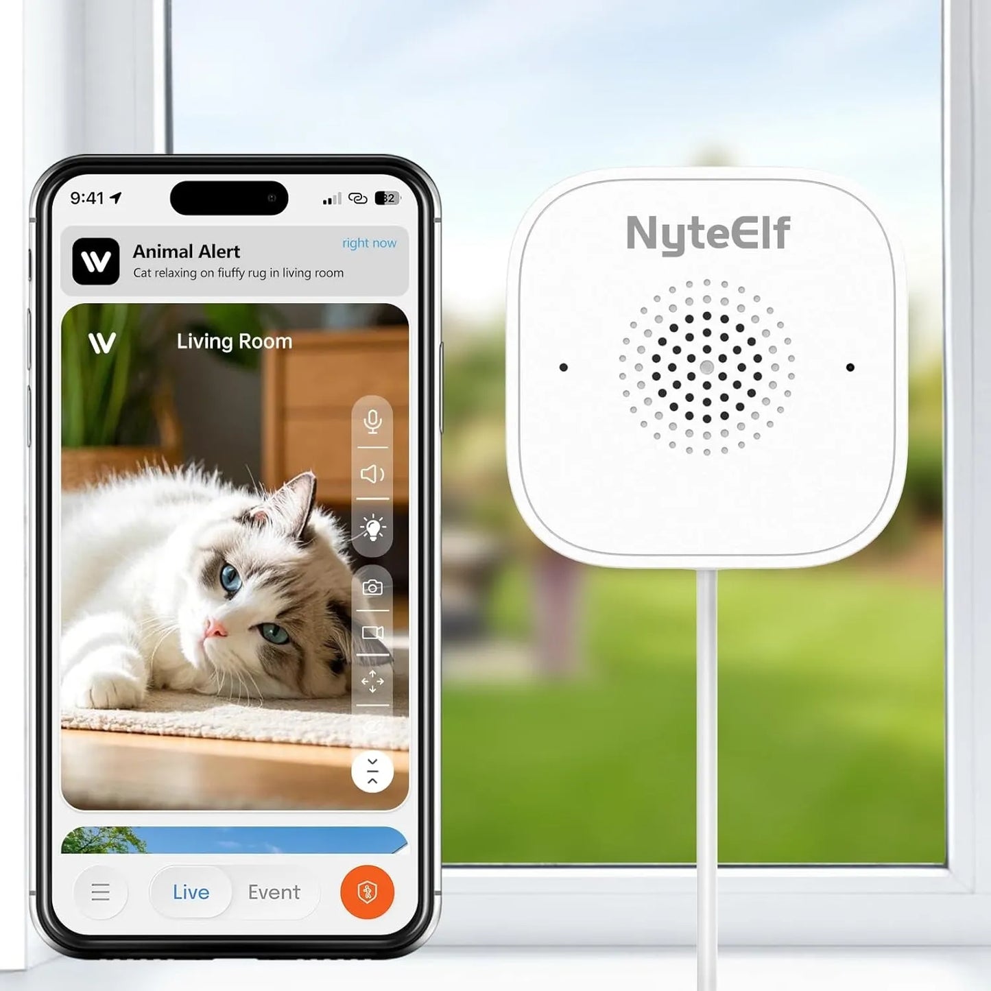 Smart Wireless Window Camera With Real-Time Motion Detection
