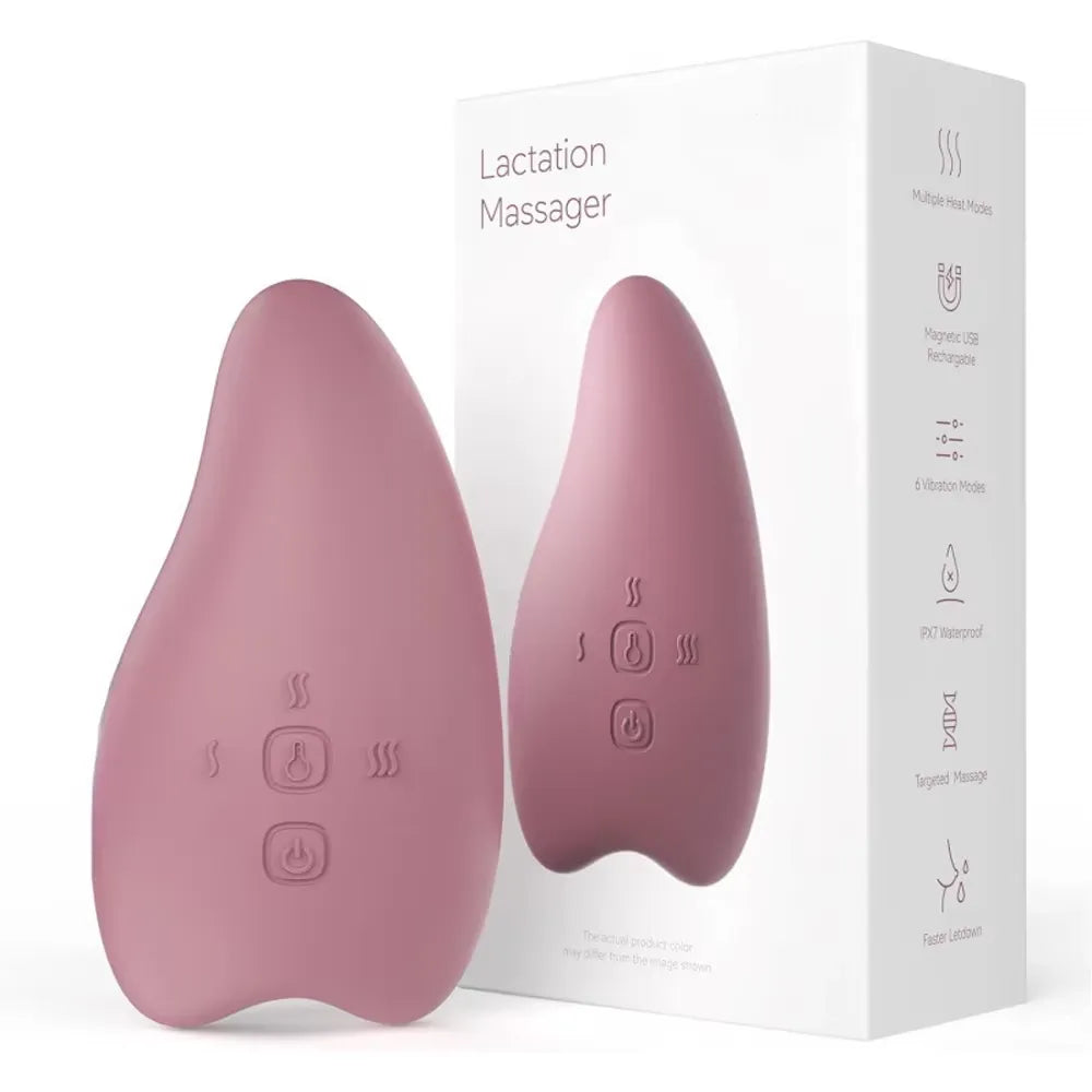 Breast Lactation Vibration Massager for Better Milk Flow