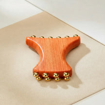 Wooden Brass Anti-Aging Facial Massager & Jaw Shaper