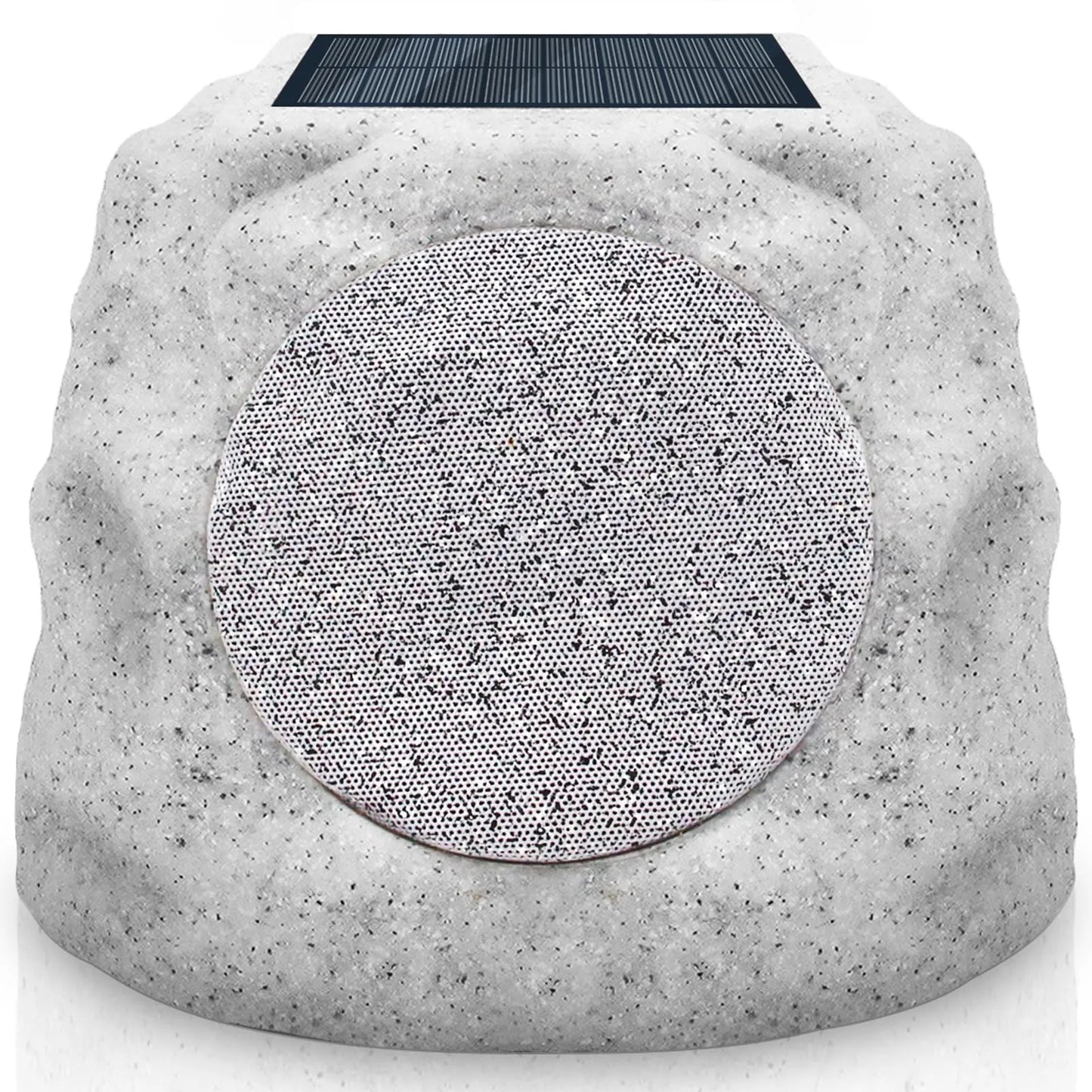 Solar Powered Wireless Rock Speaker with Lights RGB