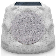 Solar Powered Wireless Rock Speaker with Lights RGB